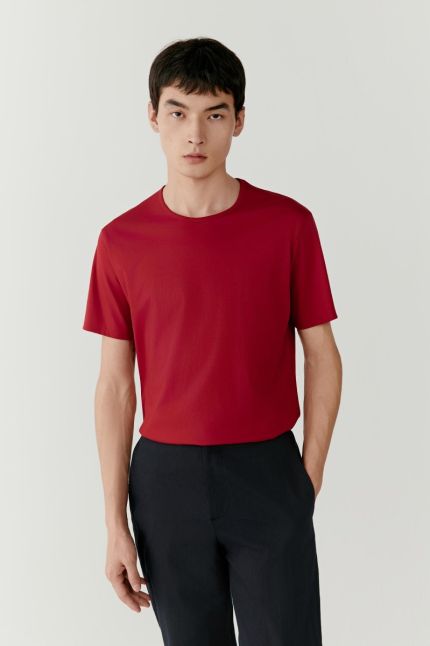 T-shirt col rond en coton